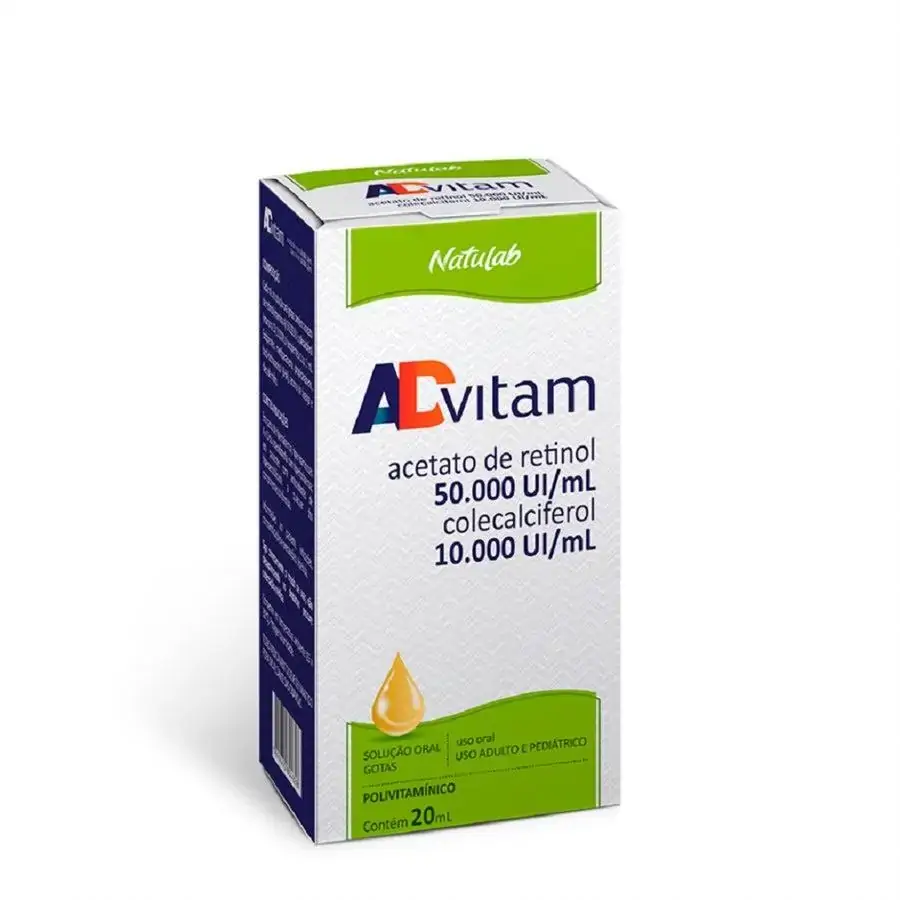 Ad Vitam Natulab Caixa 20ml Gotas