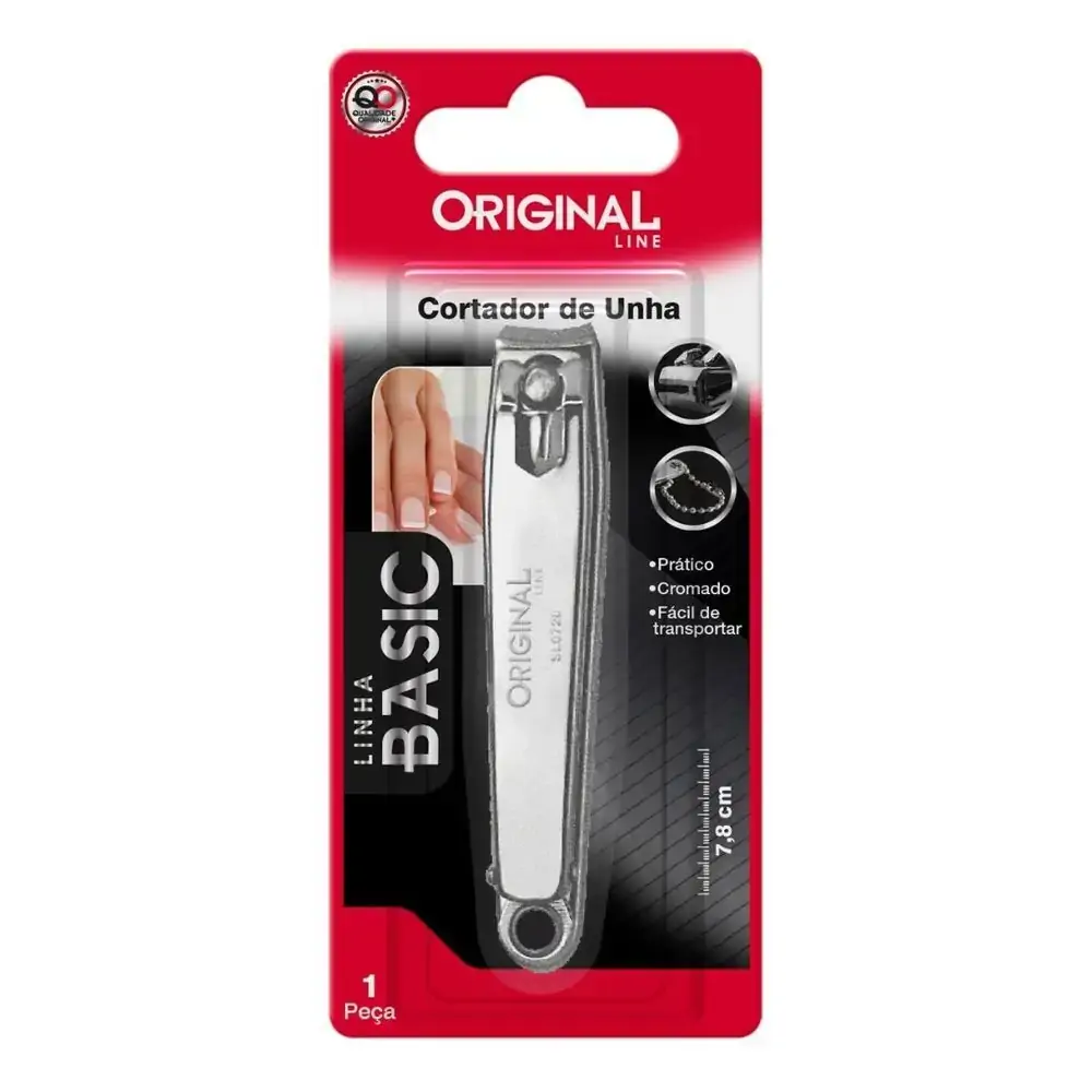 Cortador De Unha Metal 7,5cm Bs0546