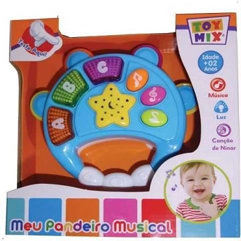 Instrumento Musical Pandeiro RF77 Sortidos