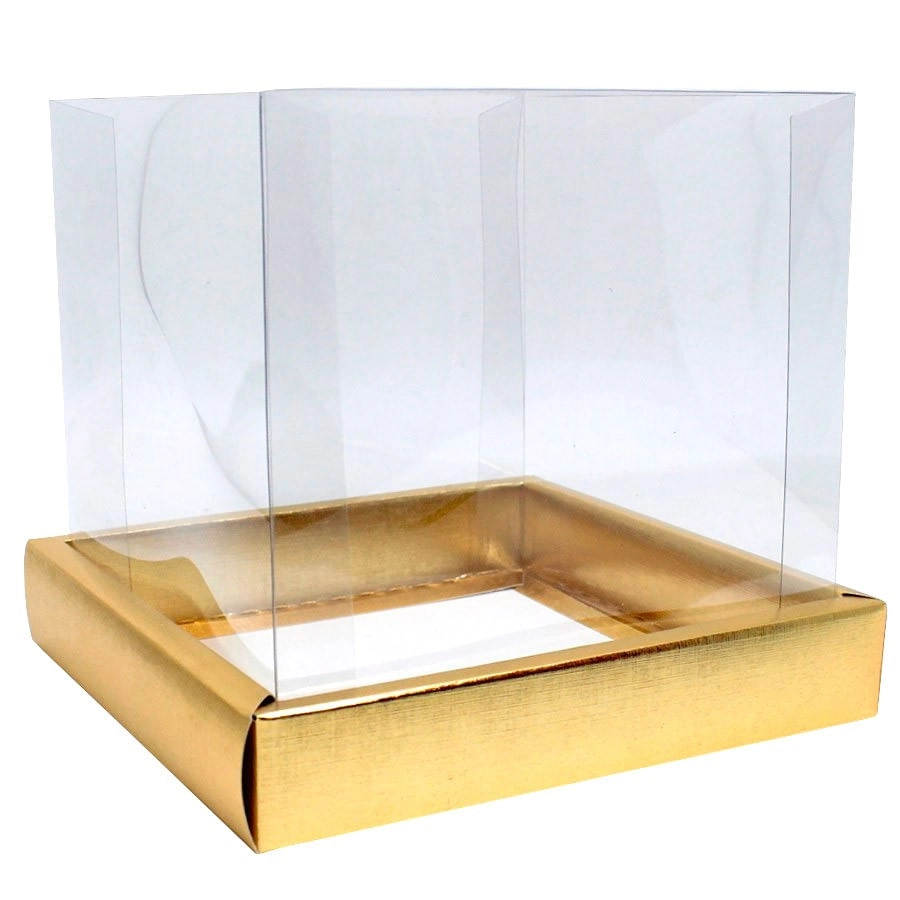 Cx Panet C/tamp 500g 15x15x15 C/5 Ouro Text Assk