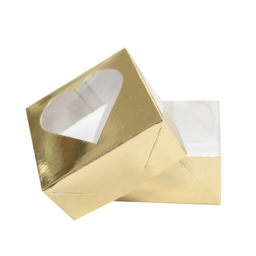 Cx C/visor Corac 7x7x3 C/10 Ouro Assk