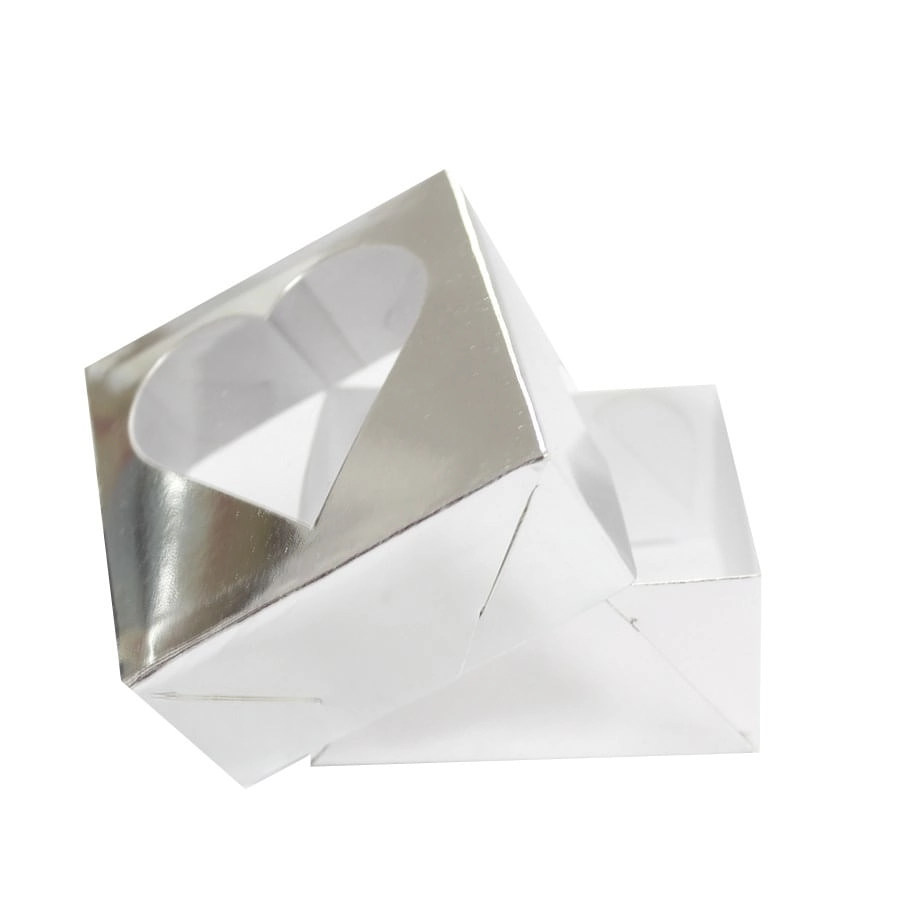 Cx C/visor Corac 7x7x3 C/10 Prata Assk