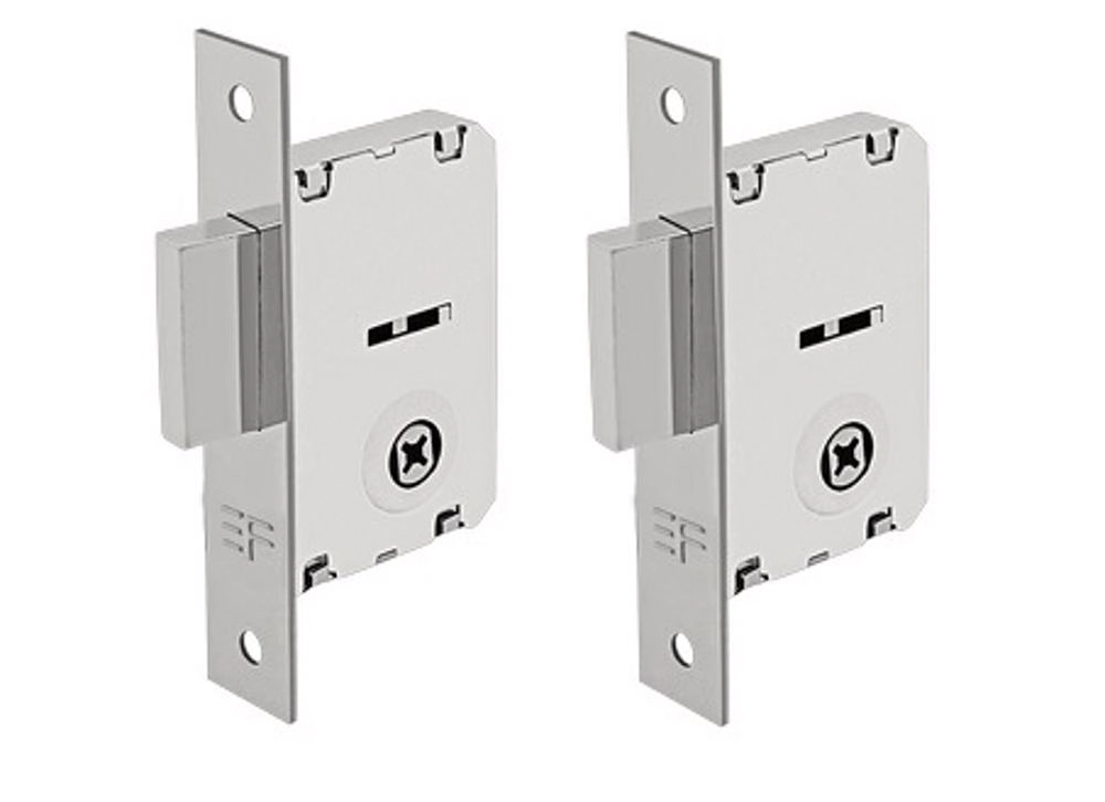 Trava De Segurança Tetra 3f 430 Dupla Inox Cromado