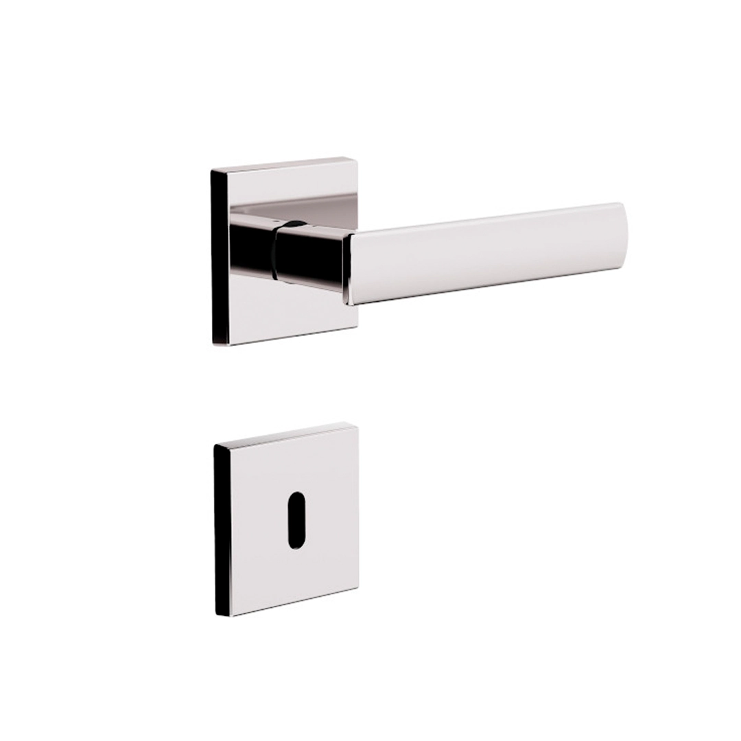 Fechadura Interna Maçaneta Quadrada Cromada 3f 740i/117