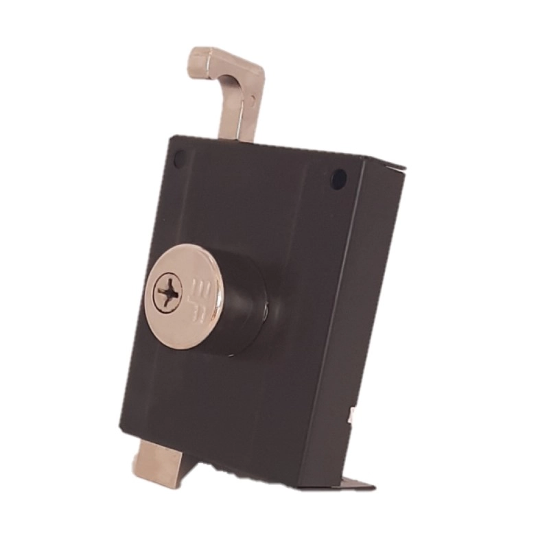 Fechadura 3f Portao Ferro Mad Alum Sobrepor Tetra 1130 Cr