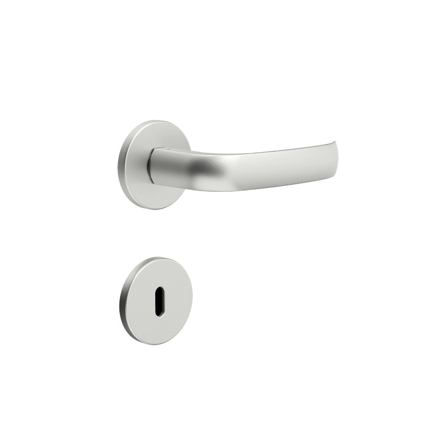 Fechadura Interna 3f 720i116 Redonda - Cromo Acetinado