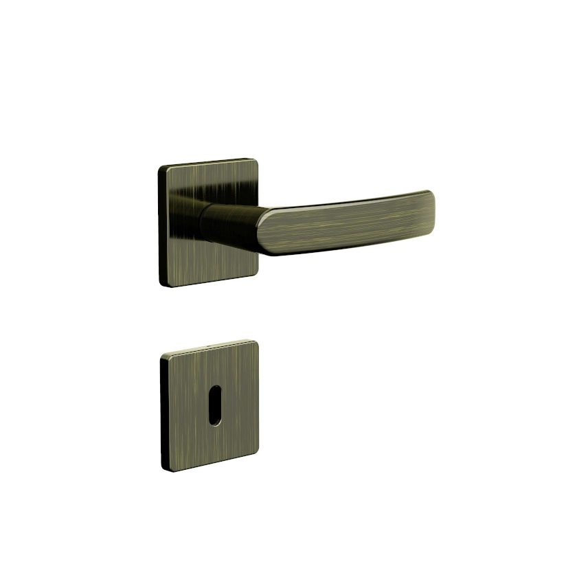 Fechadura Interna 3f Modelo 740i113 - Antique Oxidado