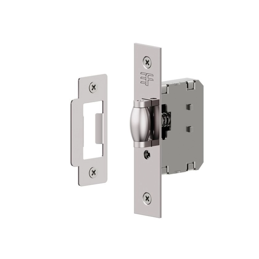 Fechadura Mini Rolete Cromada 3f Unico