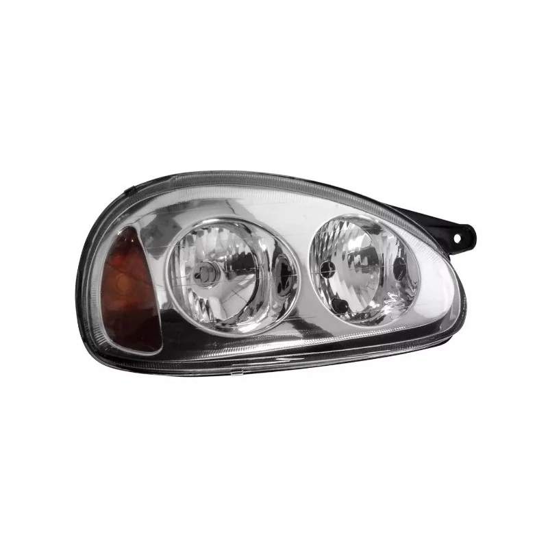 Farol Principal CHEVROLET - GM CORSA/CORSA PICK-UP Lado Direito Máscara Cromada Birefletor Sport - RCD FE21369
