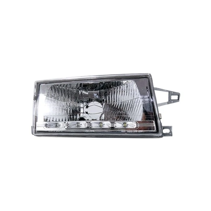 Farol Principal Lado Direito Máscara Cromada com Led DLR - RCD FL2138RV
