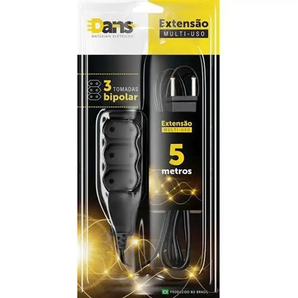Extensao 5m 3saidas Dans