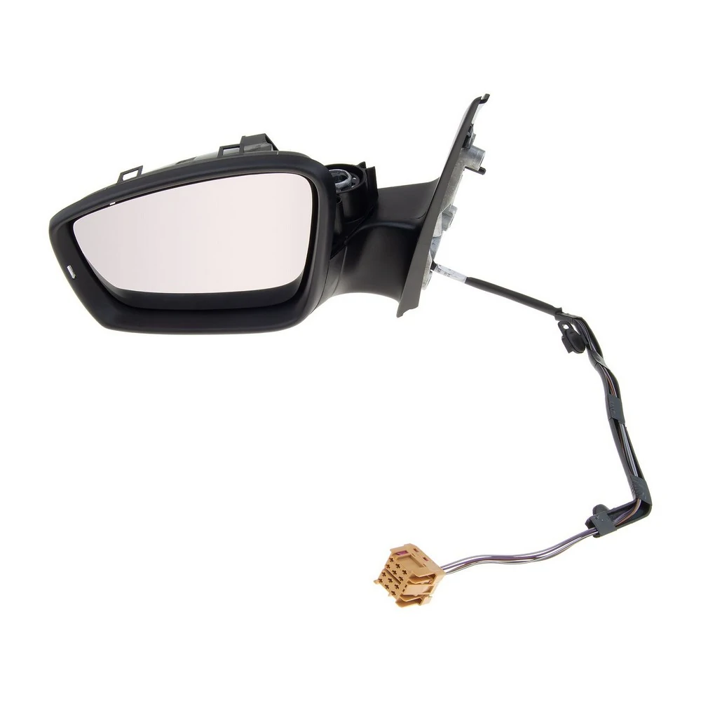 Espelho Retrovisor Externo VOLKSWAGEN POLO Lado Esquerdo Elétrico com Pisca Asférico - FICOSA EB857