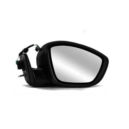 Espelho Retrovisor Externo CITROEN C4 Lado Direito Elétrico Preto Liso com Furo - FICOSA EB990