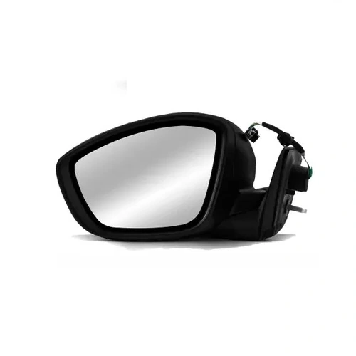 Espelho Retrovisor Externo CITROEN C4 Lado Esquerdo Elétrico Preto Liso com Furo - FICOSA EB991
