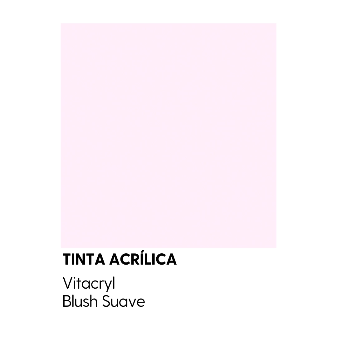 Tinta Emborrachada Acetinada Rosas - Blush Suave - 3 6 Lts