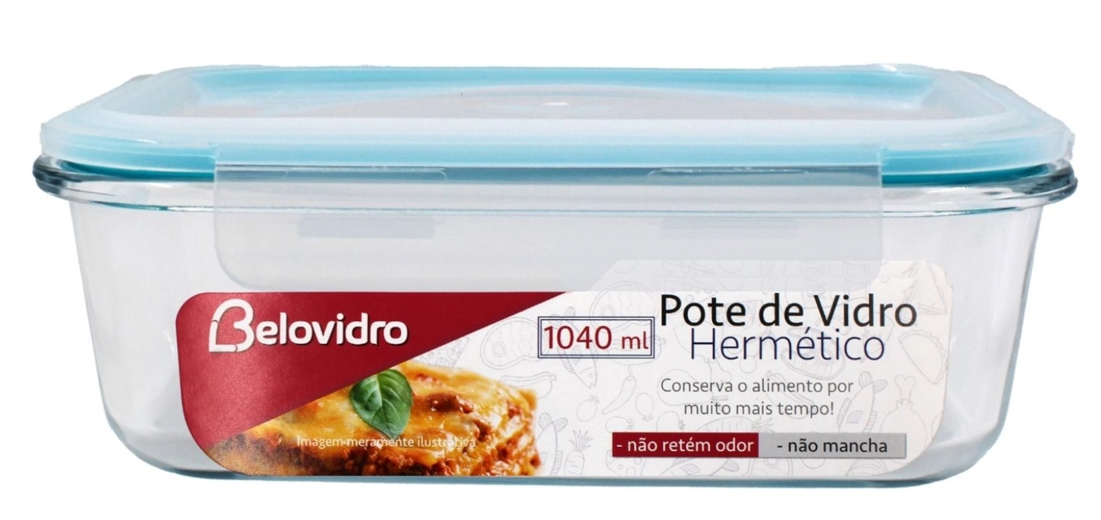 Pote De Vidro Retangular 1