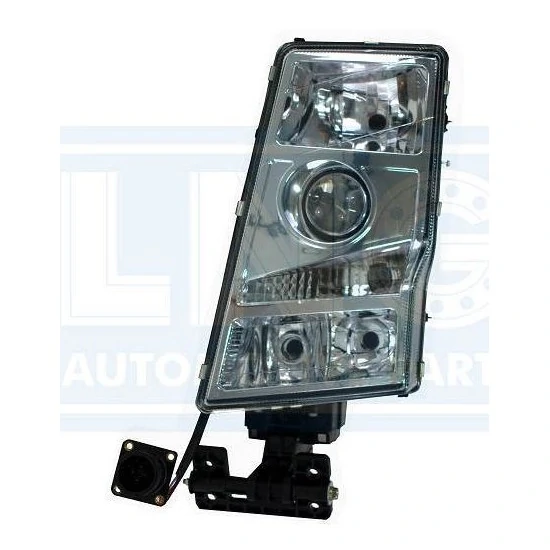 Farol Principal VOLVO FH12/FM12 Lado Esquerdo Conector Redondo - LNG 54303
