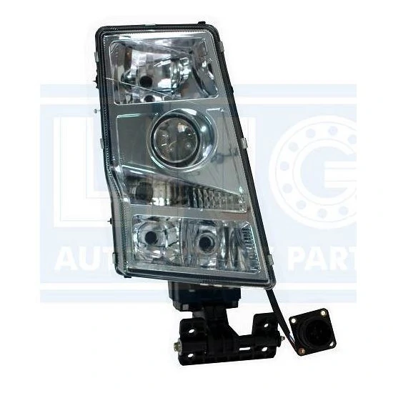 Farol Principal VOLVO FH12/FM12 Lado Direito Conector Redondo - LNG 54304