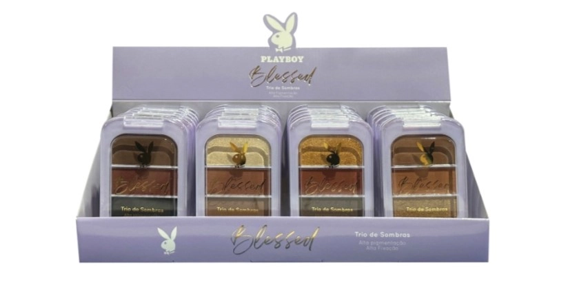 Paleta Tri Sombras Blessed Hb107027 Playboy