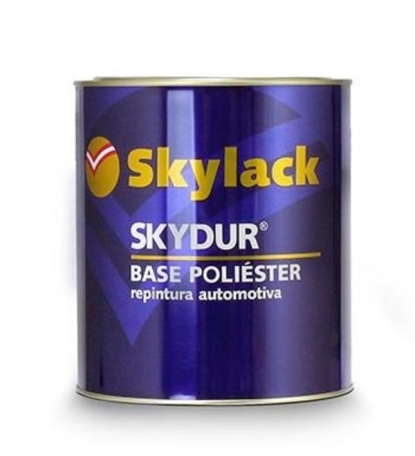 Tinta Base Poliester Prata Etoile Metalica 900ml Skylack