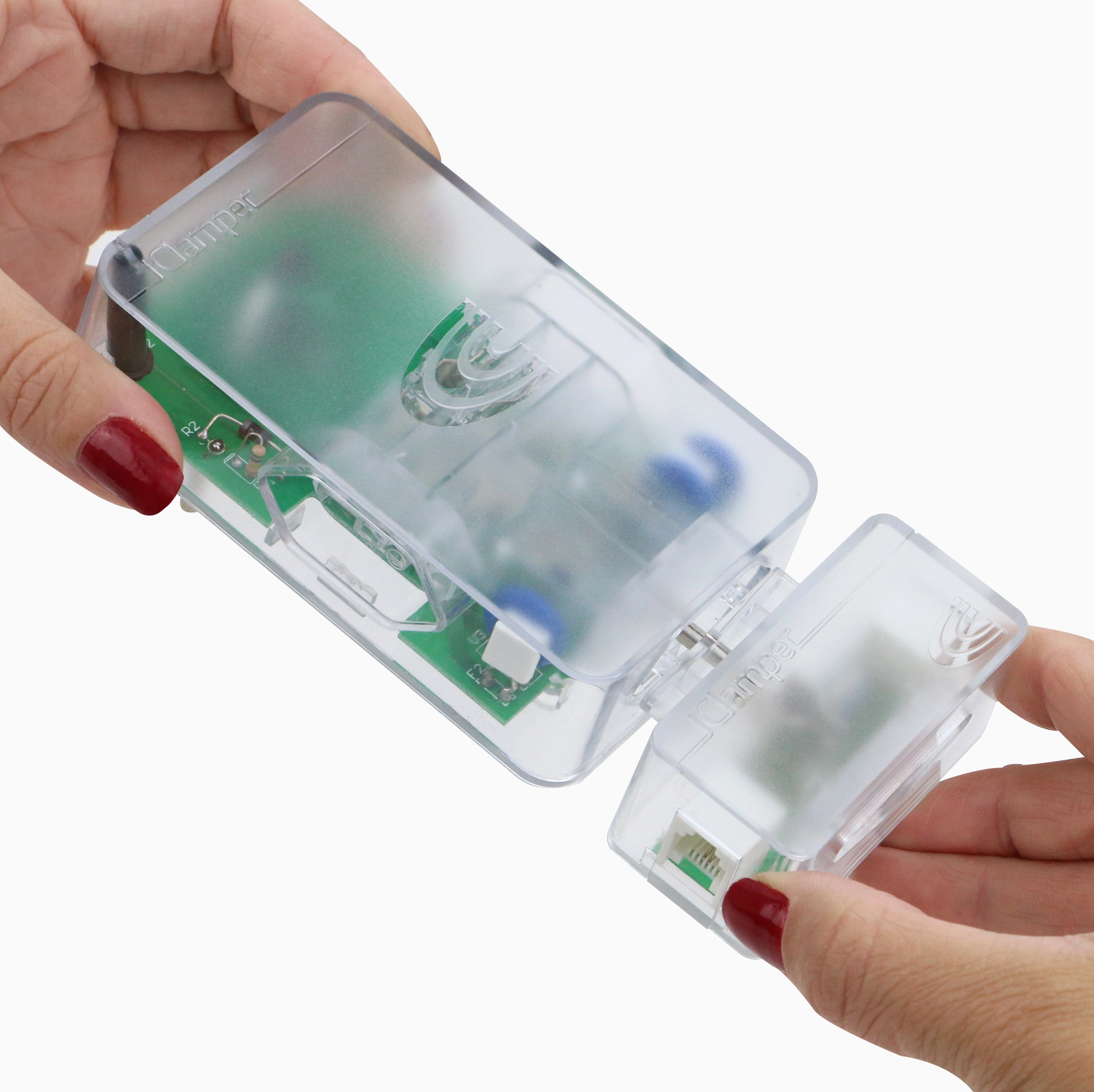 Protet DPS RJ11 Transparente Clamper