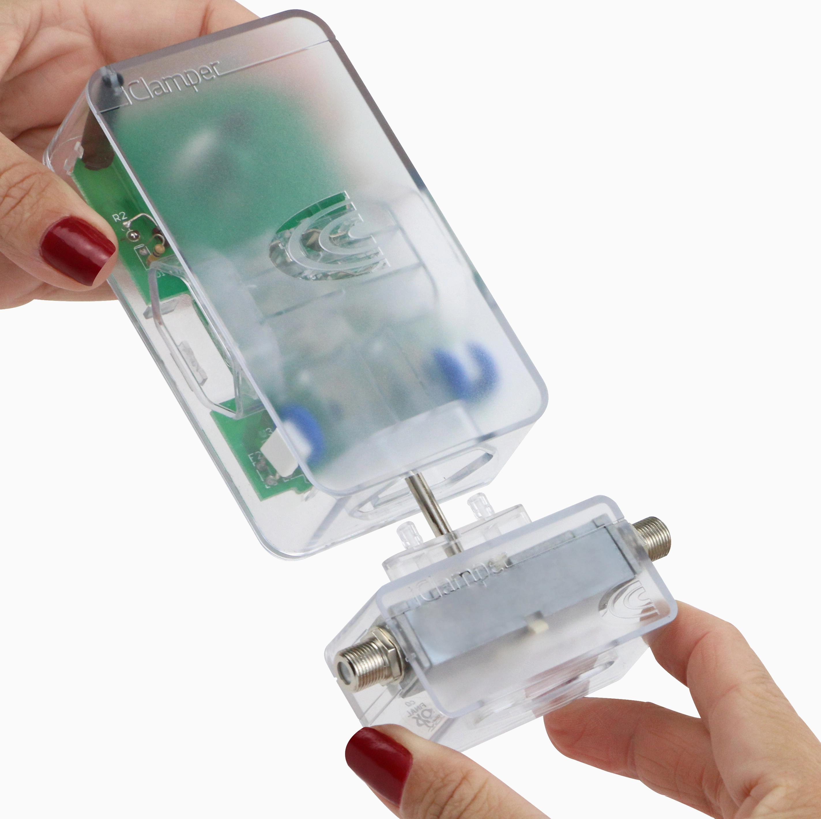 Protetor DPS Coaxial Transparente Clamper