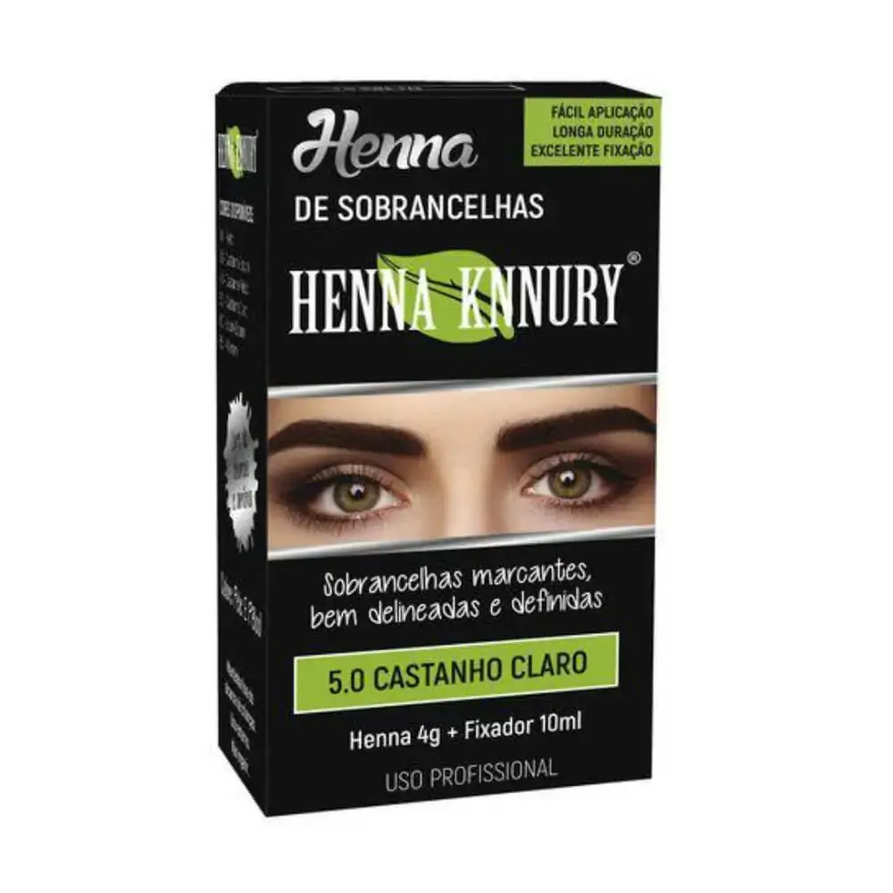 Henna P/sobranc.knnury 4gr Fix 10ml 5.0 Cast Cl