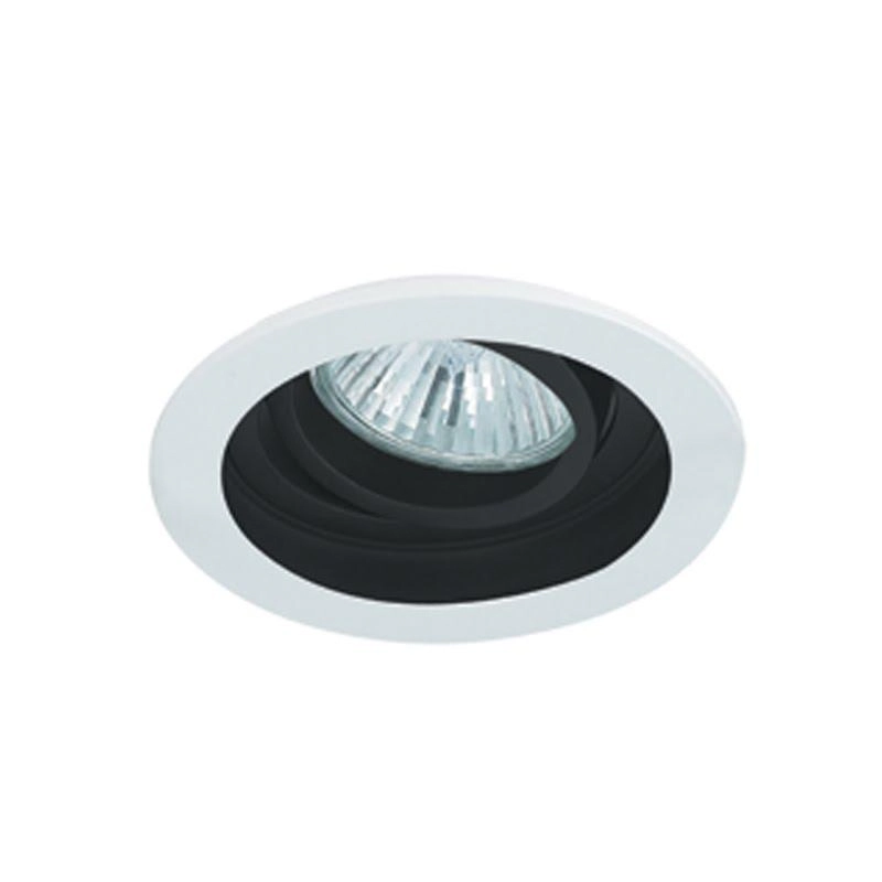 Spot Bella Recuo Preto Mini Dicroica Mr11 Redondo Sistema Click - Ns7350p