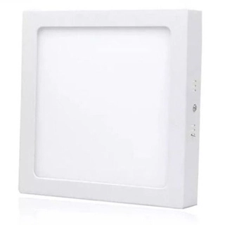 Plafon Quadrado Sobrepor Painel Led 18w 22cm 3000k Bivolt