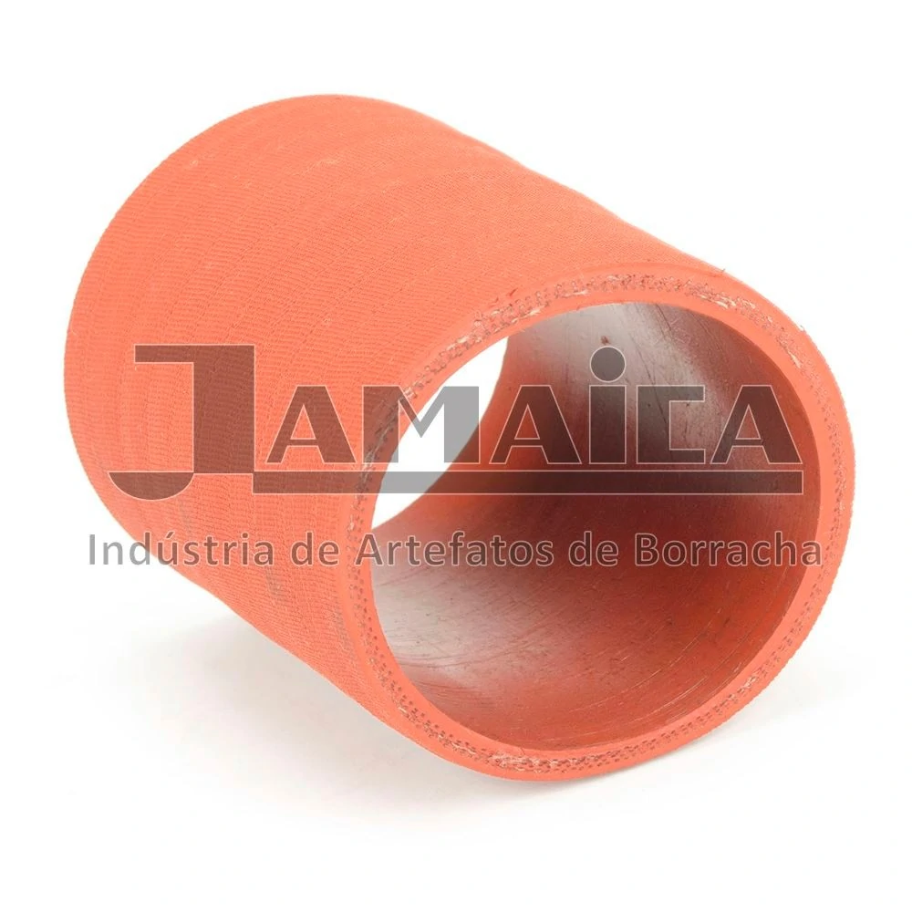 Mangueira de Ligação do Intercooler a Turbina Vermelha 65x85mm - JAMAICA TR3227