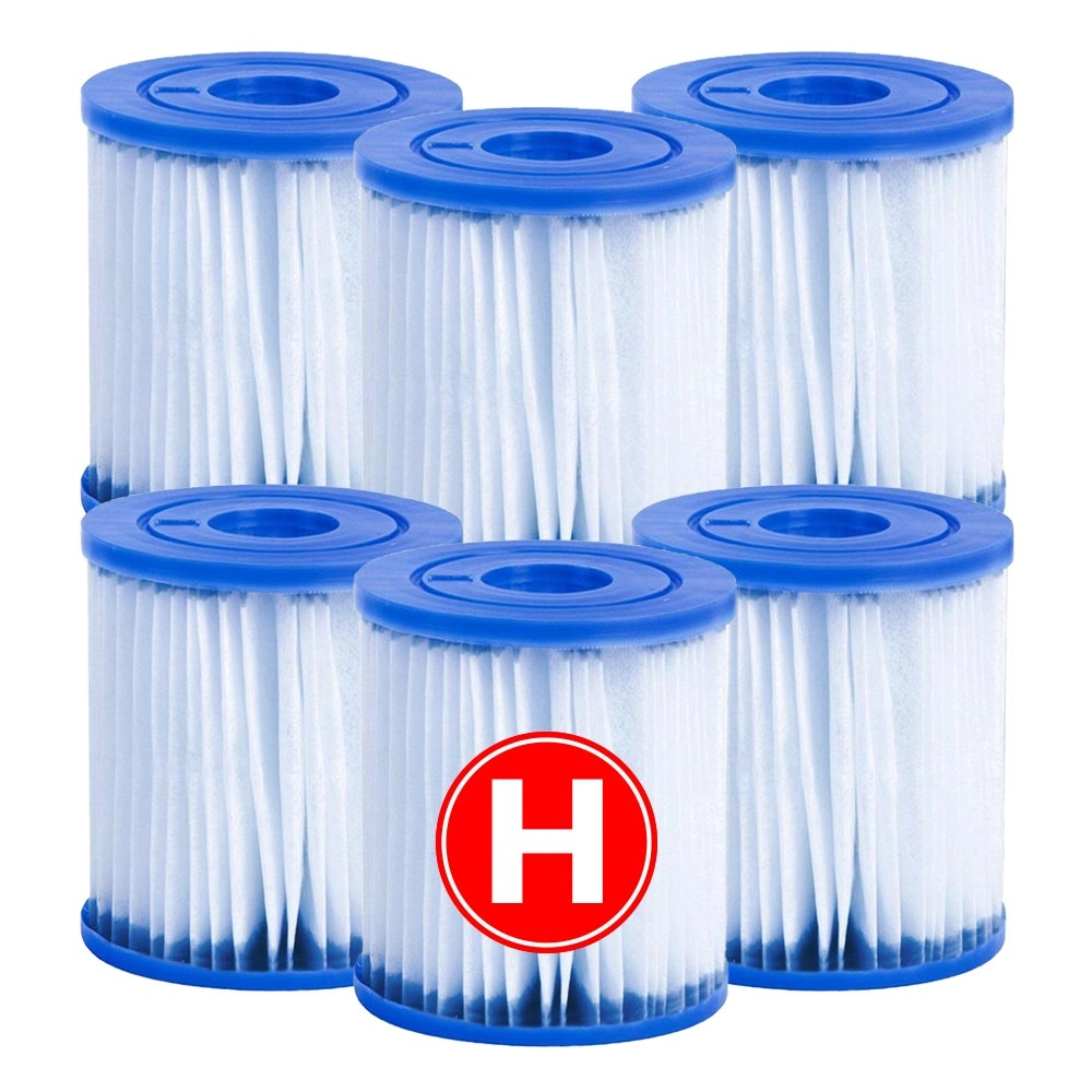Kit 6 Unidades Refil Cartucho Bomba Filtrante 1250 Lh Modelo H - Intex