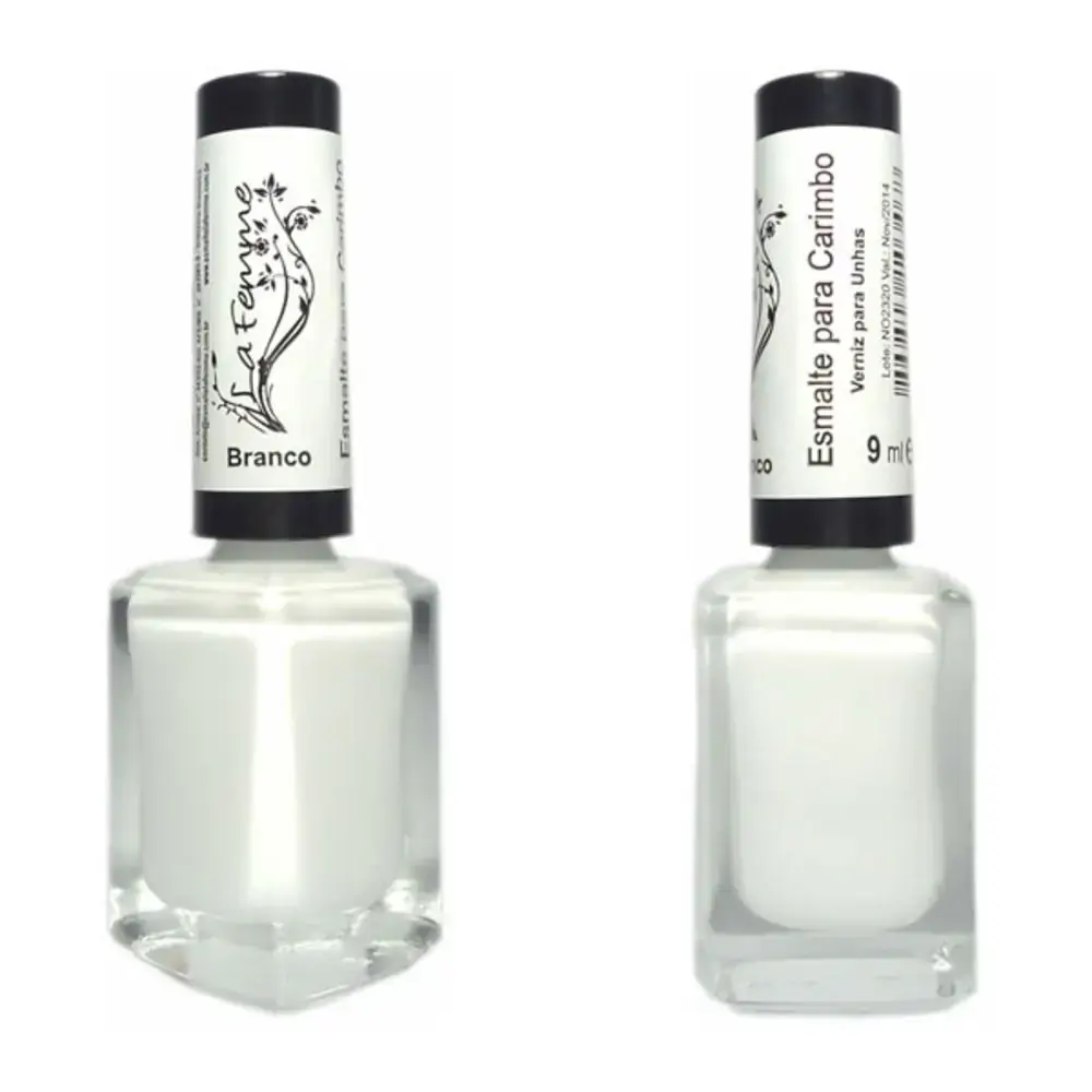 Esmalte La Femme Para Carimbo De Unhas Branco
