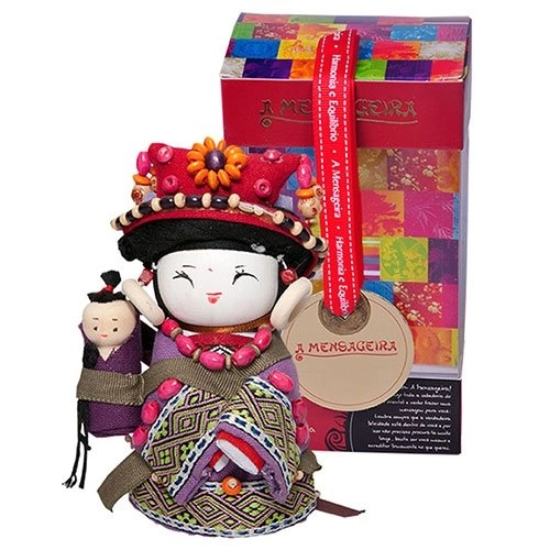 Boneca Mensageira Trevisan 12cm Bonan