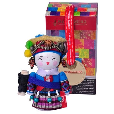 Boneca Mensageira Trevisan 12cm De Ang