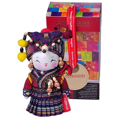 Boneca Mensageira Trevisan 12cm Derung