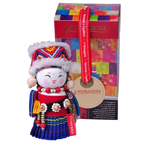 Boneca Mensageira Trevisan 12cm Gaoshan