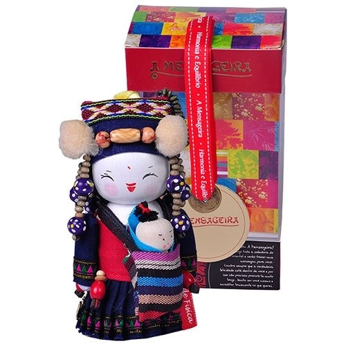 Boneca Mensageira Trevisan 12cm Hani