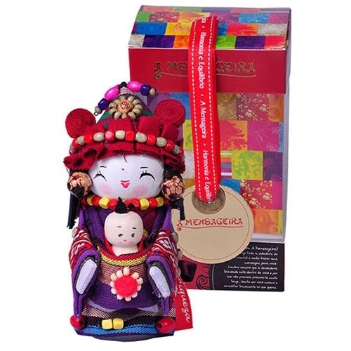 Boneca Mensageira Trevisan 12cm Jino