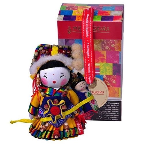 Boneca Mensageira Trevisan 12cm Lisu