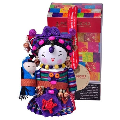 Boneca Mensageira Trevisan 12cm Miao