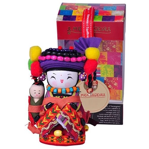 Boneca Mensageira Trevisan 12cm Momba