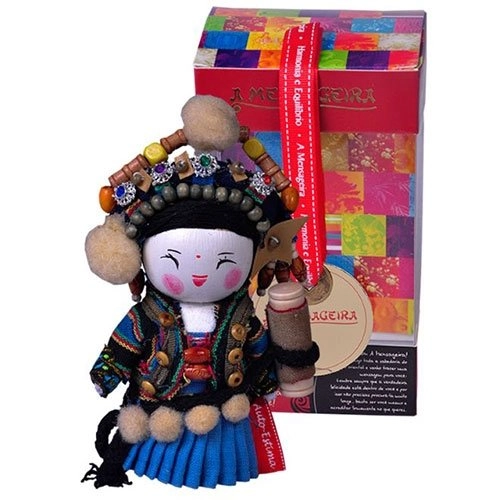 Boneca Mensageira Trevisan 12cm Mulam