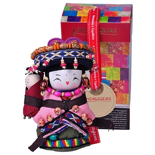Boneca Mensageira Trevisan 12cm Qiang