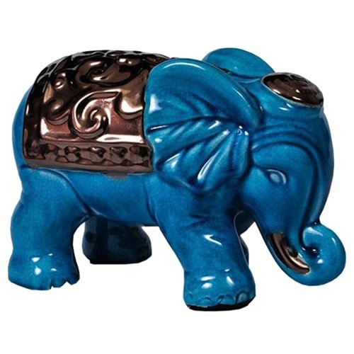 Escultura Trevisan Elefante Blue G