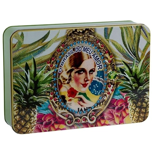 Lata Brasil Chic Abacaxi Cod 9705 Trevisan Concept