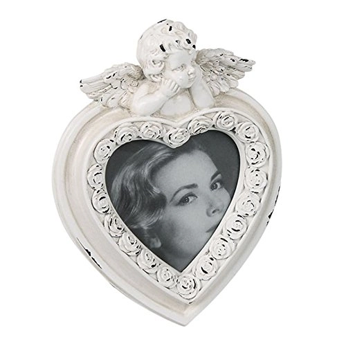 Porta Retrato Branco Anjo Coração Trevisan