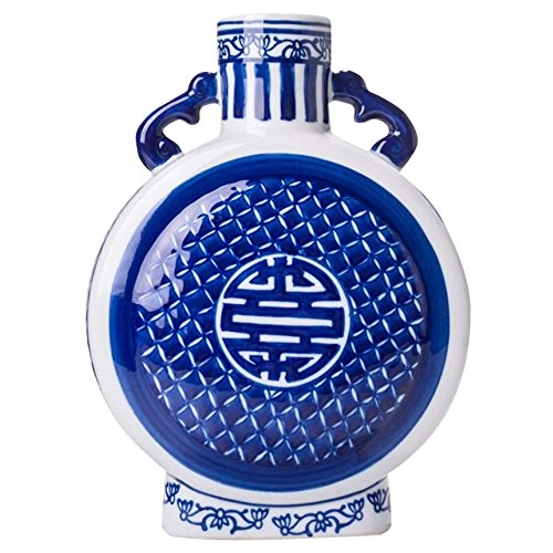 Vaso Porcelana Portugues Azul G Trevisan