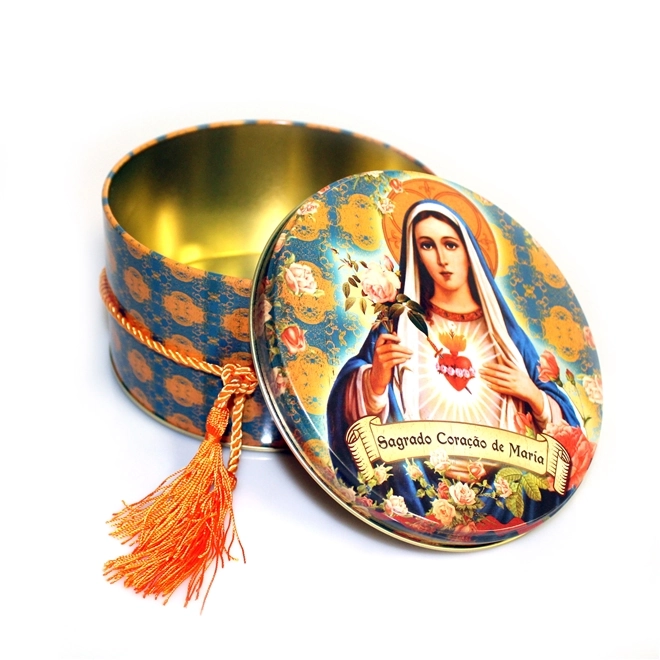 Lata Redonda Trevisan Sagrado Coracao De Maria