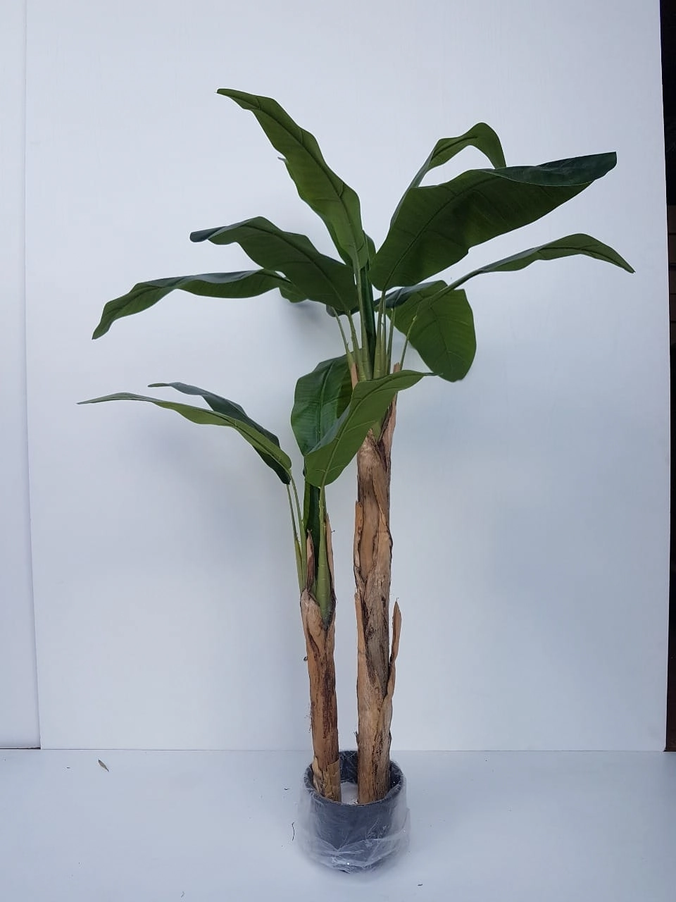 A. Bananeira Tronco Natural 18 Folhas 180cm Fs0446 31 Flor De Seda