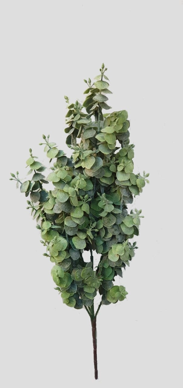 Mini Arvore Eucalipto Verde X6 56cm Fs0886 31 Flor De Seda